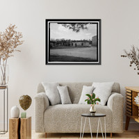 Historic Framed Print, Poppell's Hardware, Furniture, Feed & Seed Store, U.S. Highway 341 at Carter Avenue, Odum, Wayne County, GA - 4,  17-7/8" x 21-7/8"