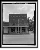 Historic Framed Print, Hires General Store, U.S. Highway 341 at Carter Avenue, Odum, Wayne County, GA - 3,  17-7/8" x 21-7/8"