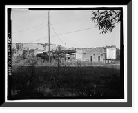 Historic Framed Print, Ahl-Dean-Hires Building, U.S. Highway 341, 130 feet southeast of Carter Ave, Odum, Wayne County, GA - 2,  17-7/8" x 21-7/8"