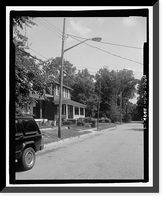 Historic Framed Print, Wagner Heights, Bounded by Wheaton & Adair Streets, Hillcrest & Ca, Savannah, Chatham County, GA - 4,  17-7/8" x 21-7/8"