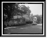 Historic Framed Print, Wagner Heights, Bounded by Wheaton & Adair Streets, Hillcrest & Ca, Savannah, Chatham County, GA - 5,  17-7/8" x 21-7/8"