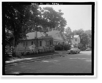 Historic Framed Print, Wagner Heights, Bounded by Wheaton & Adair Streets, Hillcrest & Ca, Savannah, Chatham County, GA - 5,  17-7/8" x 21-7/8"