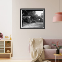 Historic Framed Print, Wagner Heights, Bounded by Wheaton & Adair Streets, Hillcrest & Ca, Savannah, Chatham County, GA - 6,  17-7/8" x 21-7/8"