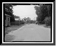 Historic Framed Print, Wagner Heights, Bounded by Wheaton & Adair Streets, Hillcrest & Ca, Savannah, Chatham County, GA - 7,  17-7/8" x 21-7/8"
