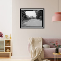 Historic Framed Print, Wagner Heights, Bounded by Wheaton & Adair Streets, Hillcrest & Ca, Savannah, Chatham County, GA - 7,  17-7/8" x 21-7/8"