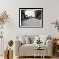 Historic Framed Print, Wagner Heights, Bounded by Wheaton & Adair Streets, Hillcrest & Ca, Savannah, Chatham County, GA - 7,  17-7/8" x 21-7/8"