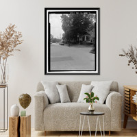 Historic Framed Print, Wagner Heights, Bounded by Wheaton & Adair Streets, Hillcrest & Ca, Savannah, Chatham County, GA - 8,  17-7/8" x 21-7/8"