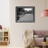 Historic Framed Print, Wagner Heights, Bounded by Wheaton & Adair Streets, Hillcrest & Ca, Savannah, Chatham County, GA - 9,  17-7/8" x 21-7/8"