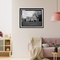 Historic Framed Print, Tyre House, 220 South U.S. Highway 341, Odum, Wayne County, GA - 3,  17-7/8" x 21-7/8"