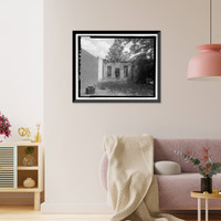 Historic Framed Print, Aspinwall Building, U.S. Highway 341, 75 feet southeast of South Churc, Odum, Wayne County, GA - 2,  17-7/8" x 21-7/8"