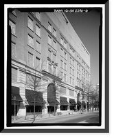 Historic Framed Print, Rich's Downtown Department Store, 45 Broad Street, Atlanta, Fulton County, GA - 6,  17-7/8" x 21-7/8"