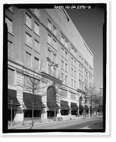 Historic Framed Print, Rich's Downtown Department Store, 45 Broad Street, Atlanta, Fulton County, GA - 6,  17-7/8" x 21-7/8"