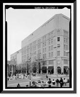 Historic Framed Print, Rich's Downtown Department Store, 45 Broad Street, Atlanta, Fulton County, GA - 11,  17-7/8" x 21-7/8"