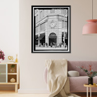 Historic Framed Print, Rich's Downtown Department Store, 45 Broad Street, Atlanta, Fulton County, GA - 12,  17-7/8" x 21-7/8"