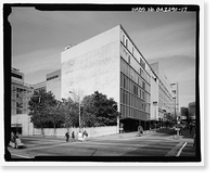 Historic Framed Print, Rich's Downtown Department Store, 45 Broad Street, Atlanta, Fulton County, GA - 17,  17-7/8" x 21-7/8"