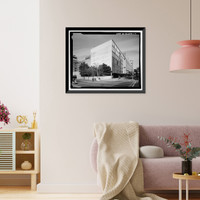 Historic Framed Print, Rich's Downtown Department Store, 45 Broad Street, Atlanta, Fulton County, GA - 17,  17-7/8" x 21-7/8"