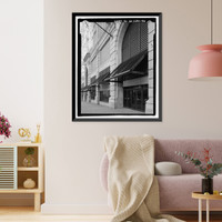 Historic Framed Print, Rich's Downtown Department Store, 45 Broad Street, Atlanta, Fulton County, GA - 46,  17-7/8" x 21-7/8"