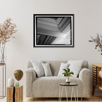 Historic Framed Print, Rich's Downtown Department Store, 45 Broad Street, Atlanta, Fulton County, GA - 64,  17-7/8" x 21-7/8"