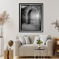 Historic Framed Print, Rich's Downtown Department Store, 45 Broad Street, Atlanta, Fulton County, GA - 74,  17-7/8" x 21-7/8"