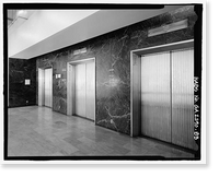 Historic Framed Print, Rich's Downtown Department Store, 45 Broad Street, Atlanta, Fulton County, GA - 83,  17-7/8" x 21-7/8"