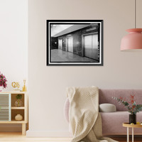 Historic Framed Print, Rich's Downtown Department Store, 45 Broad Street, Atlanta, Fulton County, GA - 83,  17-7/8" x 21-7/8"