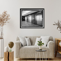 Historic Framed Print, Rich's Downtown Department Store, 45 Broad Street, Atlanta, Fulton County, GA - 83,  17-7/8" x 21-7/8"
