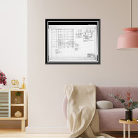 Historic Framed Print, Rich's Downtown Department Store, 45 Broad Street, Atlanta, Fulton County, GA - 90,  17-7/8" x 21-7/8"