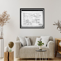 Historic Framed Print, Rich's Downtown Department Store, 45 Broad Street, Atlanta, Fulton County, GA - 91,  17-7/8" x 21-7/8"