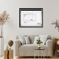 Historic Framed Print, Rich's Downtown Department Store, 45 Broad Street, Atlanta, Fulton County, GA - 92,  17-7/8" x 21-7/8"