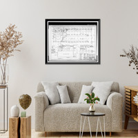 Historic Framed Print, Rich's Downtown Department Store, 45 Broad Street, Atlanta, Fulton County, GA - 97,  17-7/8" x 21-7/8"