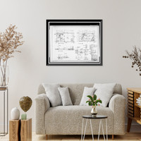 Historic Framed Print, Rich's Downtown Department Store, 45 Broad Street, Atlanta, Fulton County, GA - 98,  17-7/8" x 21-7/8"