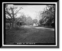 Historic Framed Print, Jaudon-Bragg-Snelling Farm, North side of GA State Route 21, Springfield vicinity, Effingham County, GA - 3,  17-7/8" x 21-7/8"