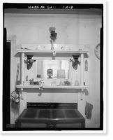 Historic Framed Print, Jaudon-Bragg-Snelling Farm, House, North side of GA State Route 21, Springfield vicinity, Effingham County, GA - 8,  17-7/8" x 21-7/8"