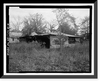 Historic Framed Print, Jaudon-Bragg-Snelling Farm, Barn, North side of GA State Route 21, Springfield vicinity, Effingham County, GA - 2,  17-7/8" x 21-7/8"