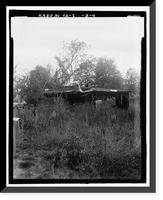 Historic Framed Print, Jaudon-Bragg-Snelling Farm, Barn, North side of GA State Route 21, Springfield vicinity, Effingham County, GA - 4,  17-7/8" x 21-7/8"