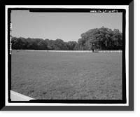 Historic Framed Print, Richmond Hill Plantation, East of Richmond Hill on Ford Neck Road, Richmond Hill, Bryan County, GA - 9,  17-7/8" x 21-7/8"