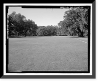 Historic Framed Print, Richmond Hill Plantation, East of Richmond Hill on Ford Neck Road, Richmond Hill, Bryan County, GA - 10,  17-7/8" x 21-7/8"