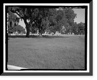 Historic Framed Print, Richmond Hill Plantation, East of Richmond Hill on Ford Neck Road, Richmond Hill, Bryan County, GA - 12,  17-7/8" x 21-7/8"