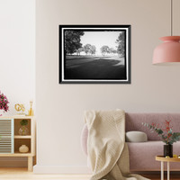 Historic Framed Print, Richmond Hill Plantation, East of Richmond Hill on Ford Neck Road, Richmond Hill, Bryan County, GA - 13,  17-7/8" x 21-7/8"