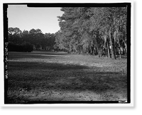 Historic Framed Print, Richmond Hill Plantation, East of Richmond Hill on Ford Neck Road, Richmond Hill, Bryan County, GA - 19,  17-7/8" x 21-7/8"
