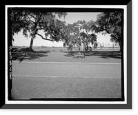 Historic Framed Print, Richmond Hill Plantation, East of Richmond Hill on Ford Neck Road, Richmond Hill, Bryan County, GA - 22,  17-7/8" x 21-7/8"
