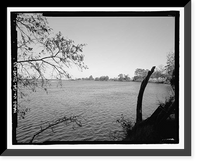 Historic Framed Print, Richmond Hill Plantation, East of Richmond Hill on Ford Neck Road, Richmond Hill, Bryan County, GA - 23,  17-7/8" x 21-7/8"
