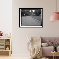 Historic Framed Print, Richmond Hill Plantation, East of Richmond Hill on Ford Neck Road, Richmond Hill, Bryan County, GA - 24,  17-7/8" x 21-7/8"