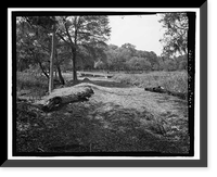 Historic Framed Print, Richmond Hill Plantation, Sterling Creek Marsh, East of Richmond Hill on Ford Neck Road, Richmond Hill, Bryan County, GA - 7,  17-7/8" x 21-7/8"