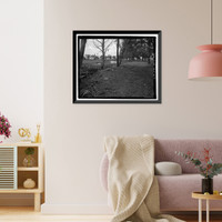 Historic Framed Print, Richmond Hill Plantation, Sterling Creek Marsh, East of Richmond Hill on Ford Neck Road, Richmond Hill, Bryan County, GA - 8,  17-7/8" x 21-7/8"