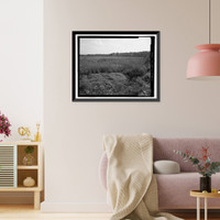Historic Framed Print, Richmond Hill Plantation, Sterling Creek Marsh, East of Richmond Hill on Ford Neck Road, Richmond Hill, Bryan County, GA - 11,  17-7/8" x 21-7/8"