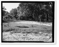 Historic Framed Print, Richmond Hill Plantation, Sterling Creek Lettuce Shed, East of Richmond Hill on Ford Neck Road, Richmond Hill, Bryan County, GA,  17-7/8" x 21-7/8"