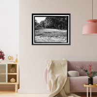 Historic Framed Print, Richmond Hill Plantation, Sterling Creek Lettuce Shed, East of Richmond Hill on Ford Neck Road, Richmond Hill, Bryan County, GA,  17-7/8" x 21-7/8"