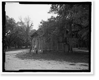 Historic Framed Print, Richmond Hill Plantation, Sterling Creek Lettuce Shed, East of Richmond Hill on Ford Neck Road, Richmond Hill, Bryan County, GA - 9,  17-7/8" x 21-7/8"