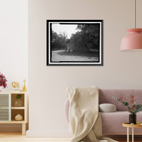 Historic Framed Print, Richmond Hill Plantation, Sterling Creek Lettuce Shed, East of Richmond Hill on Ford Neck Road, Richmond Hill, Bryan County, GA - 9,  17-7/8" x 21-7/8"